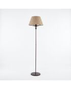 AYD 3482 beige/schwarze Stehleuchte - H.150cm