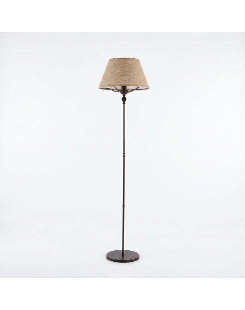 AYD 3482 beige/schwarze Stehleuchte - H.150cm