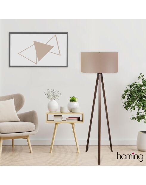 AYD 2227 braune Stehleuchte - H.140cm