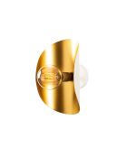 Sivani MR 840 Weiß/Goldene Wandleuchte - H.30cm
