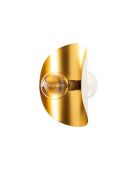Sivani MR 840 Weiß/Goldene Wandleuchte - H.30cm
