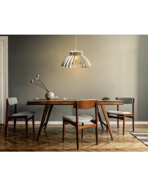 Lustre 166 T blanc - H.55cm