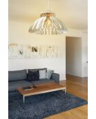 Lustre 166 T blanc - H.55cm