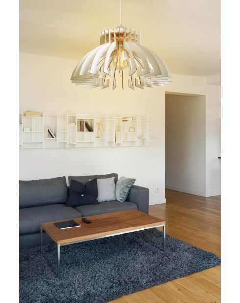 Lustre 166 T blanc - H.55cm