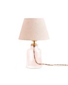 Lampe de table AYD 3429 crème/doré - H.32cm