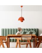 Kure 2676 oranje kroonluchter - H.70cm