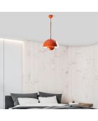 Kure 2676 oranje kroonluchter - H.70cm