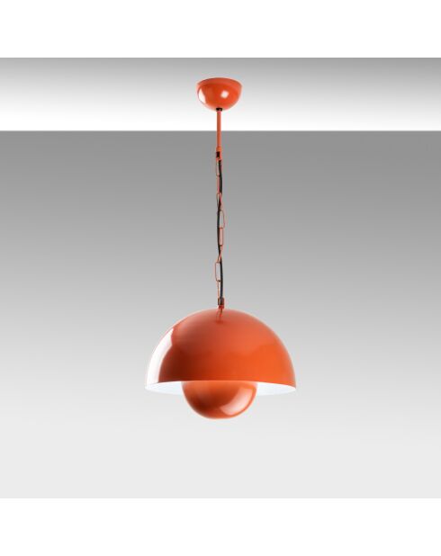 Kure 2676 oranje kroonluchter - H.70cm