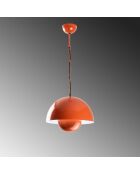 Kure 2676 oranje kroonluchter - H.70cm