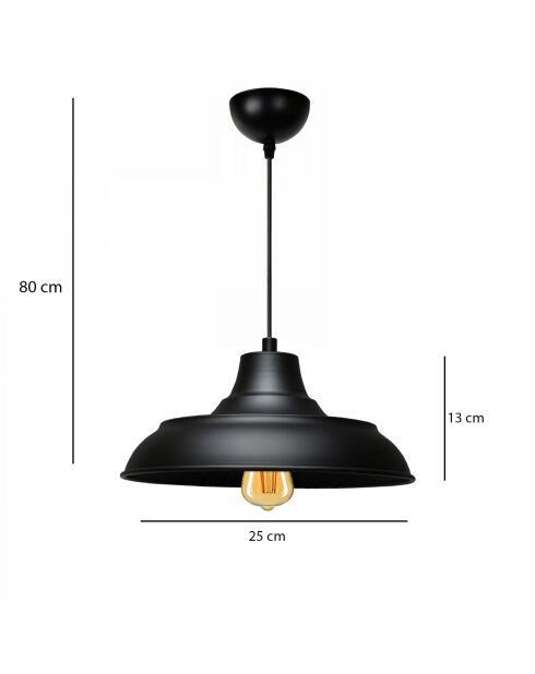 Kroonluchter AYD 3520 zwart - H.80cm