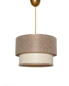 Beige/crèmekleurige Tubol kroonluchter - H.65cm