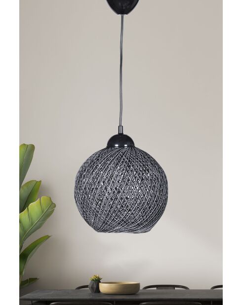 Lustre HM032 noir/gris - H.54cm