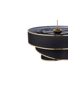 Kronleuchter Couper schwarz/gold - H.72cm