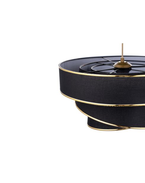 Kronleuchter Couper schwarz/gold - H.72cm