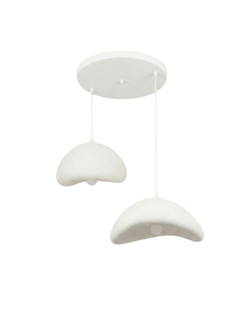 Lustre Luna 30 40 T Nua blanc - H.115cm