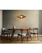 Lustre 171 T noyer - H.55cm