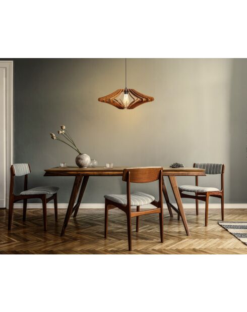 Lustre 171 T noyer - H.55cm