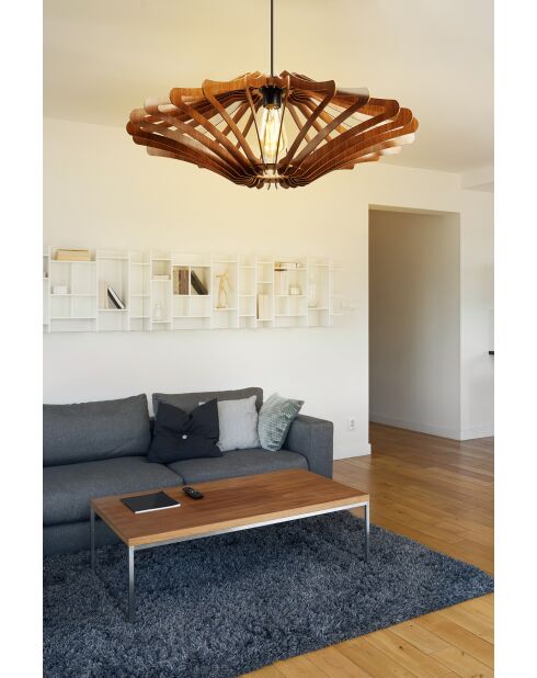 Lustre 171 T noyer - H.55cm