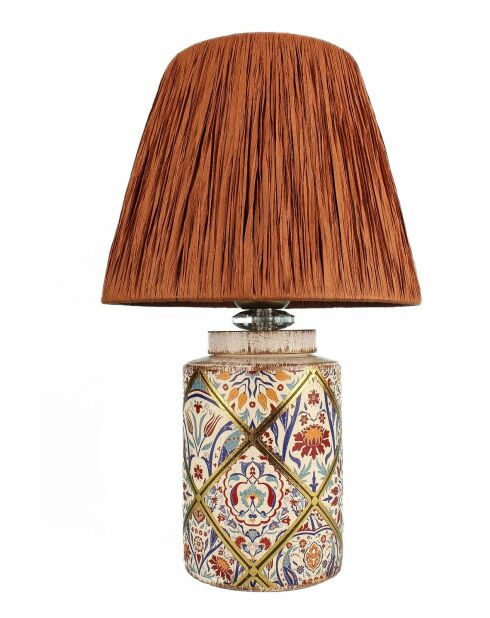 Lampe de table YL675 marron - H.40cm