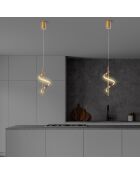 Lustre Lıkma 13519 doré - H.100cm