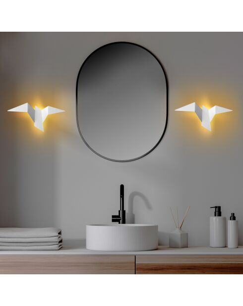 Applique murale Pacalı 13502 M blanche - 31x12x16cm
