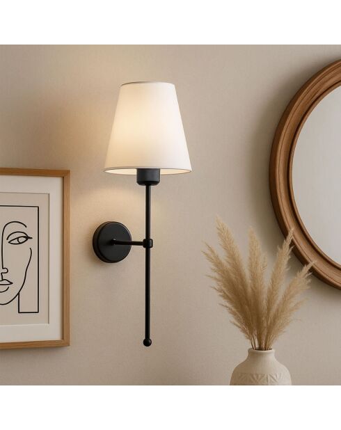 Applique murale 241966 crème/noir - H.50cm