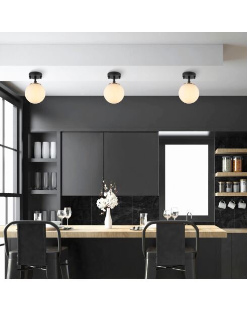 Lampadario Atmaca 10210 nero antico - H.23cm