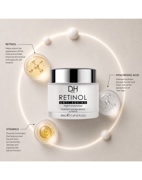 Retinol Anti-Aging-Nachtcreme - 50 ml