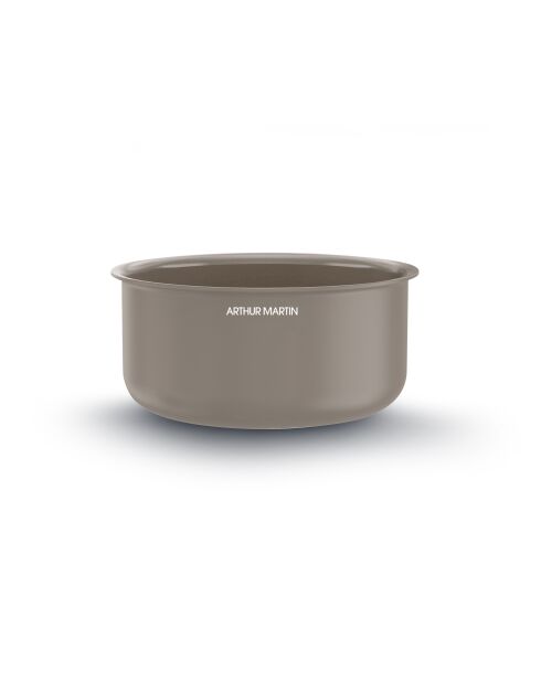 Set de 3 casseroles taupe - 16-18-20 cm