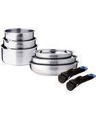 Batterie amovible inox 18/10 - 8 pièces