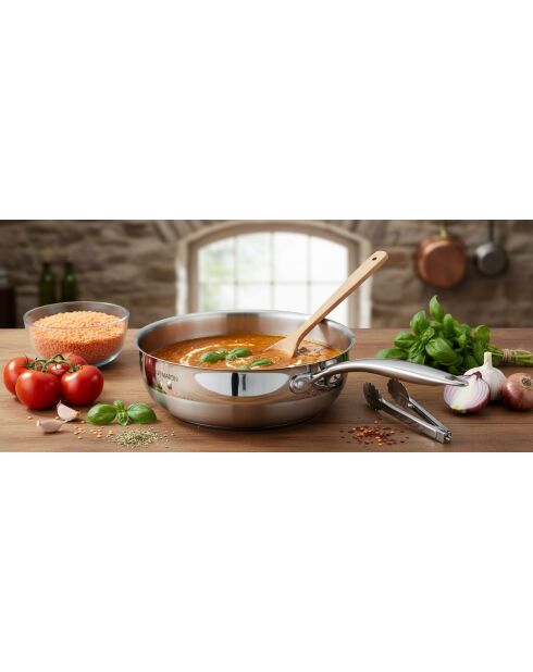 Sauteuse Grand chef inox -24 cm