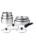 Batterie amovible inox 18/10 -10 pièces
