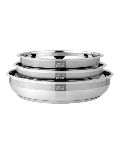 Batterie amovible inox 18/10 - 20 pièces