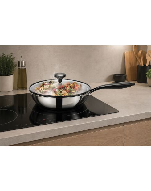 Sauteuse 3 triply grise -26 cm