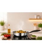 Sauteuse 3 triply grise -26 cm