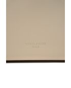 Nelia beige Lederhandtasche - 27x22x12cm