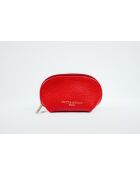 Wendy rode leren portemonnee - 12x7x3cm