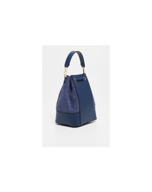 Livy Siegeltasche aus Leder, 21,5 x 27 x 15 cm, marineblau