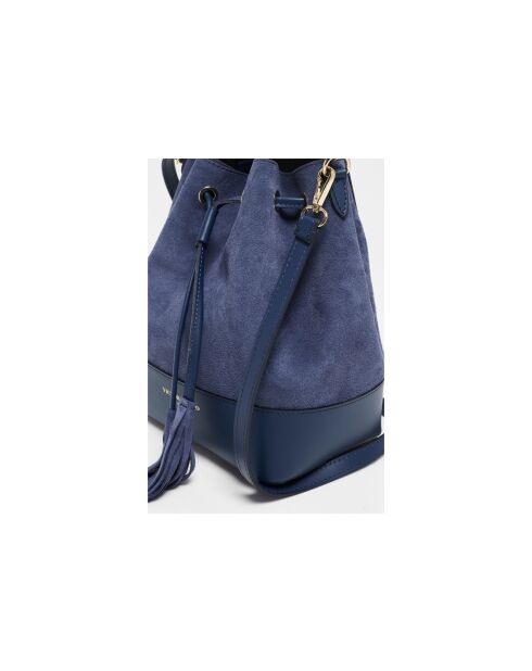 Livy Siegeltasche aus Leder, 21,5 x 27 x 15 cm, marineblau