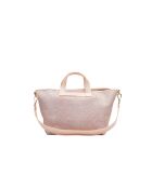 Borsa a tracolla Monaco in pelle rosa chiaro - 43x26x14,5cm