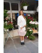 Borsa a tracolla Monaco in pelle rosa chiaro - 43x26x14,5cm