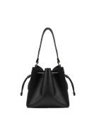 Claudia Schultertasche aus schwarzem Leder - 27x25 12cm