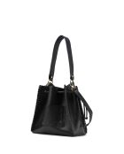 Claudia Schultertasche aus schwarzem Leder - 27x25 12cm