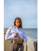 Emy Lederhandtasche helltaupe - 22x11x5 cm