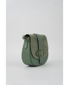 Selva Schultertasche aus mintfarbenem Leder - 21x18x6cm