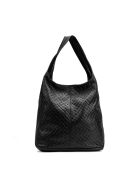 Sac porte épaule en cuir Vicky noir - 40x32x15cm