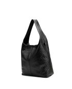 Sac porte épaule en cuir Vicky noir - 40x32x15cm