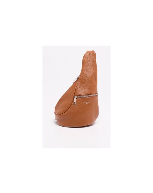 Balt camel leren bananentas - 35x30x10cm