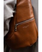 Balt camel leren bananentas - 35x30x10cm