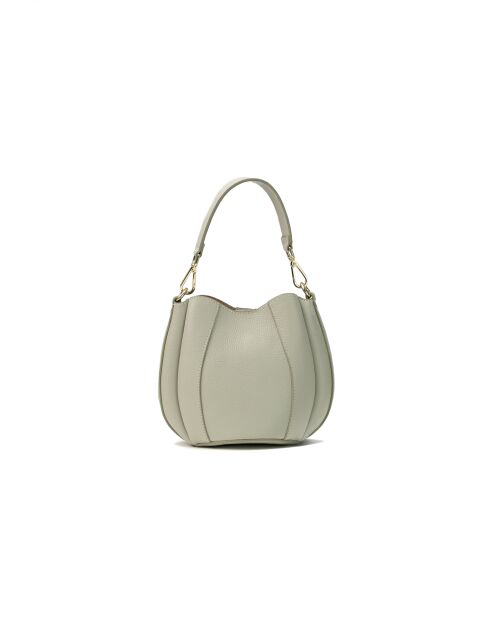 Elora grüne Schultertasche aus Leder - 22x18x13,5 cm